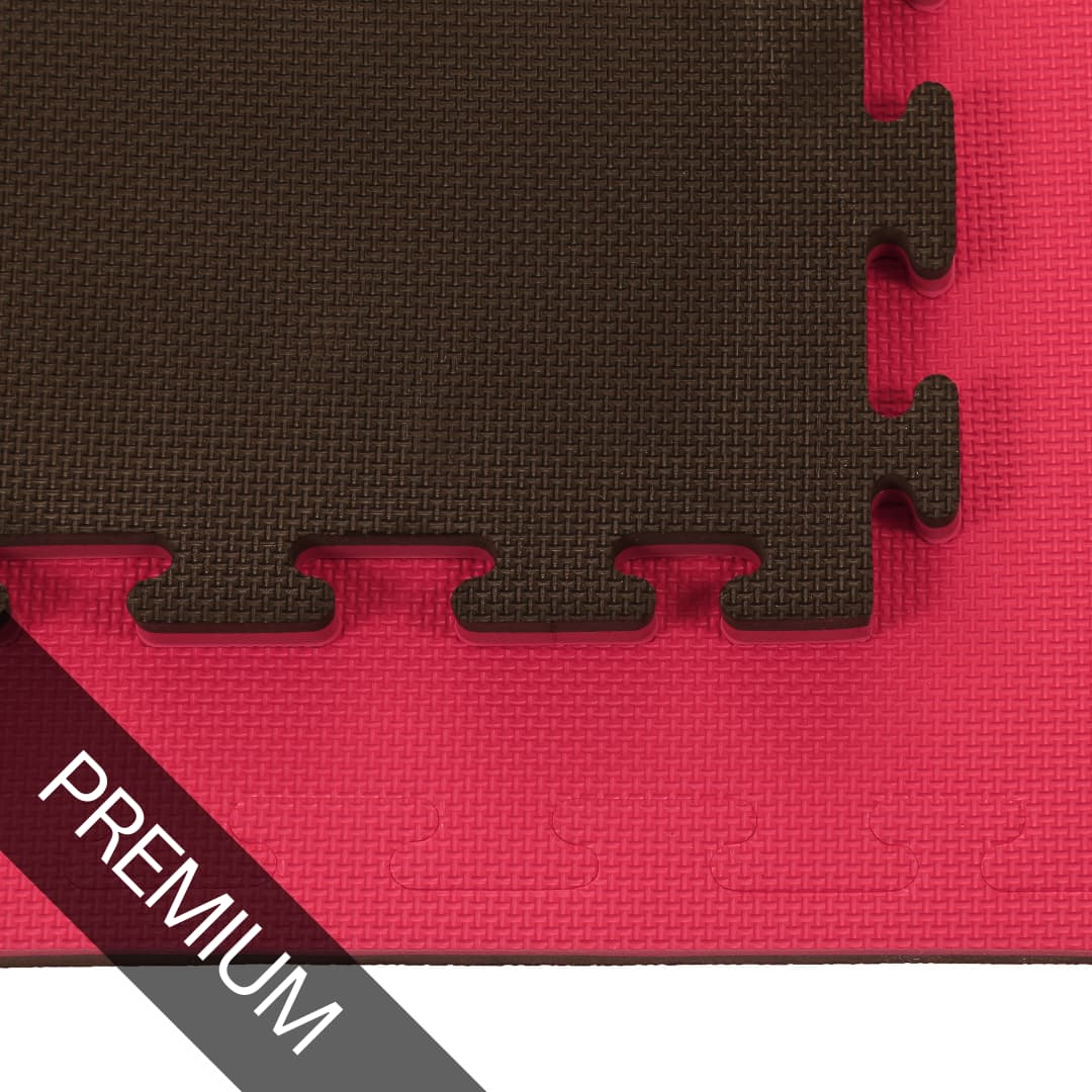 Promat Red/Black 20mm Jigsaw Mats - Standard Finish