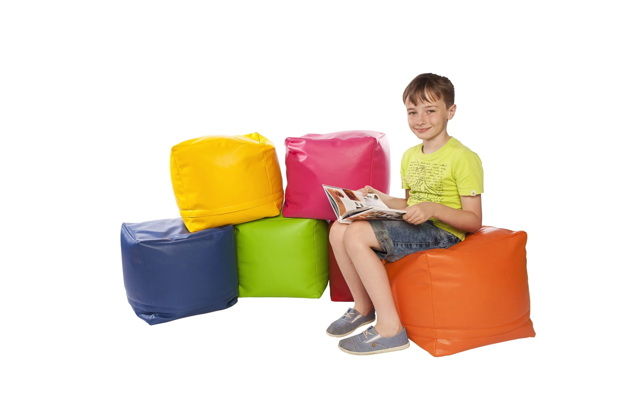 Square Bean Pod - Faux Leather