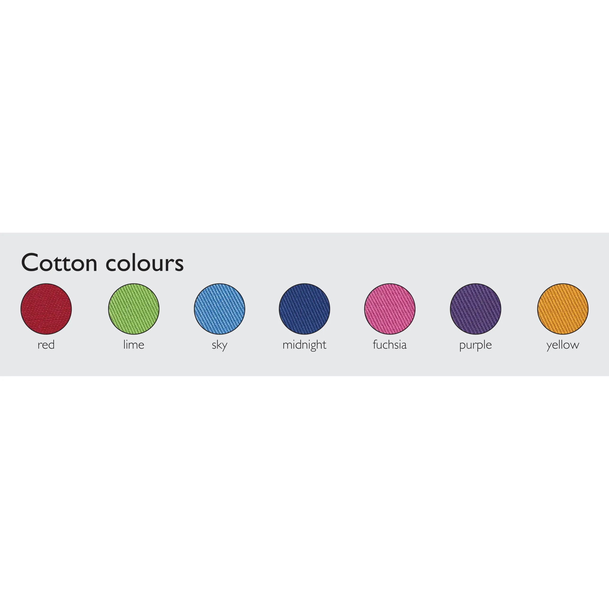 Colour chart Cotton scaled