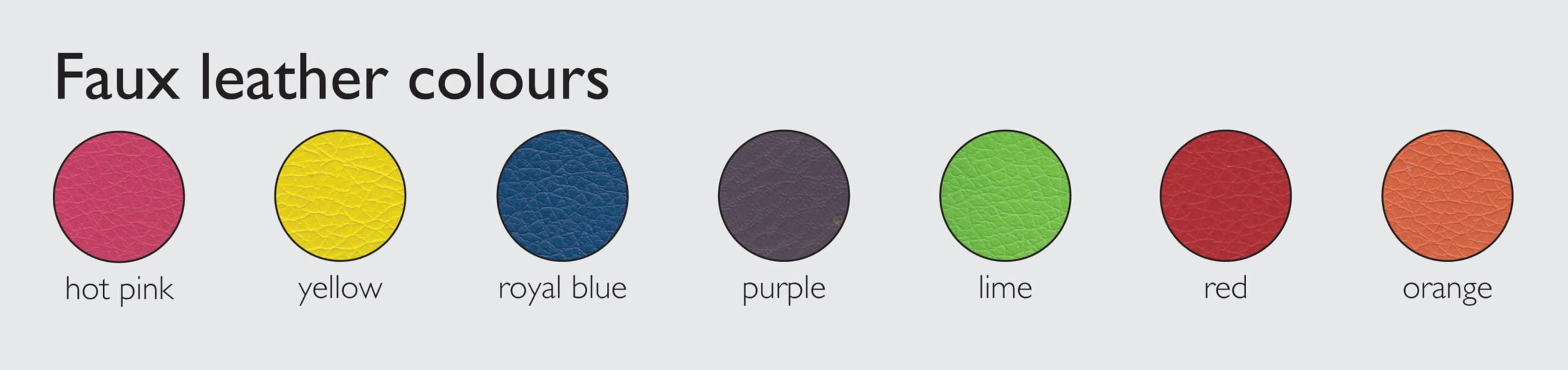 Colour chart Faux leather scaled