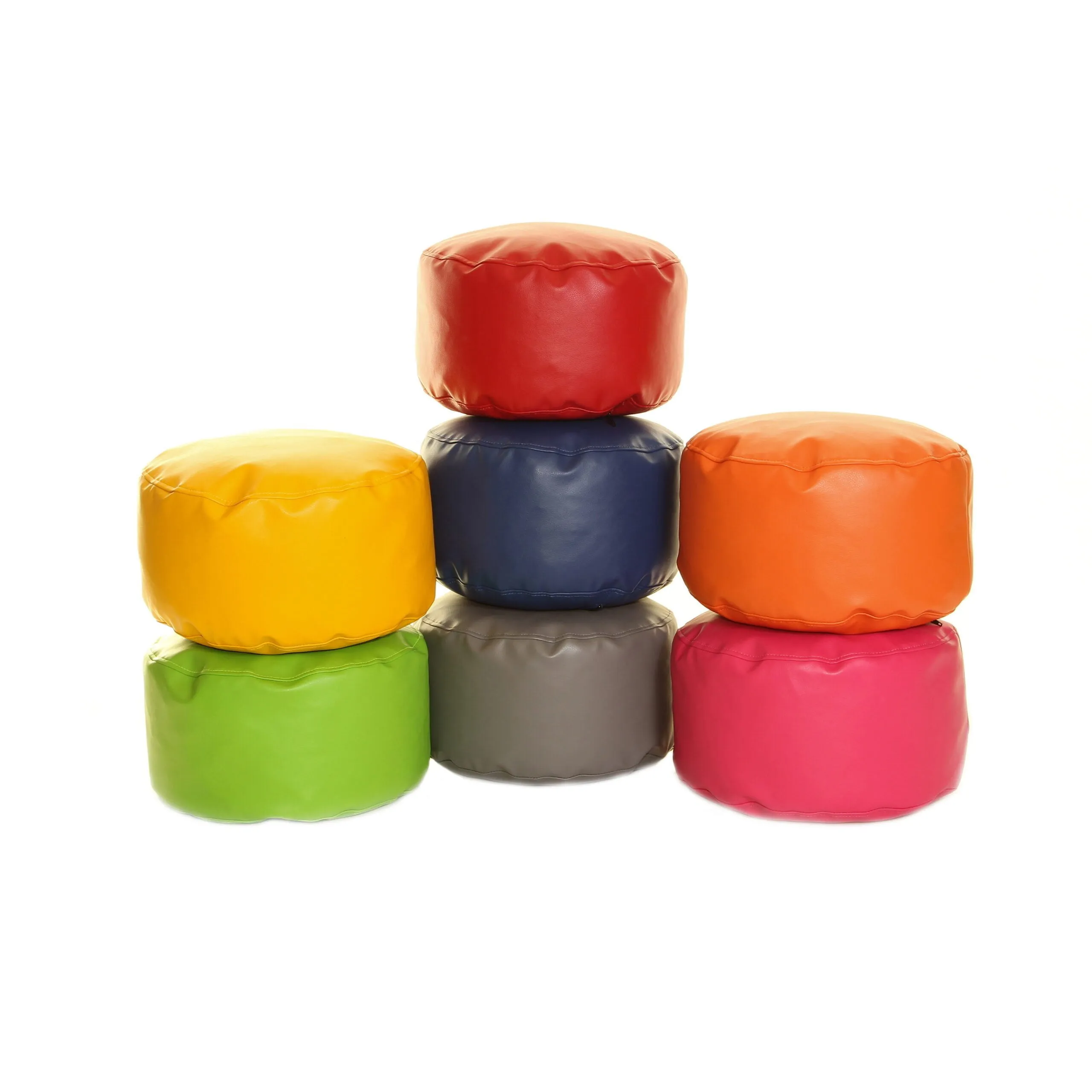 Round Bean Pod - Faux Leather