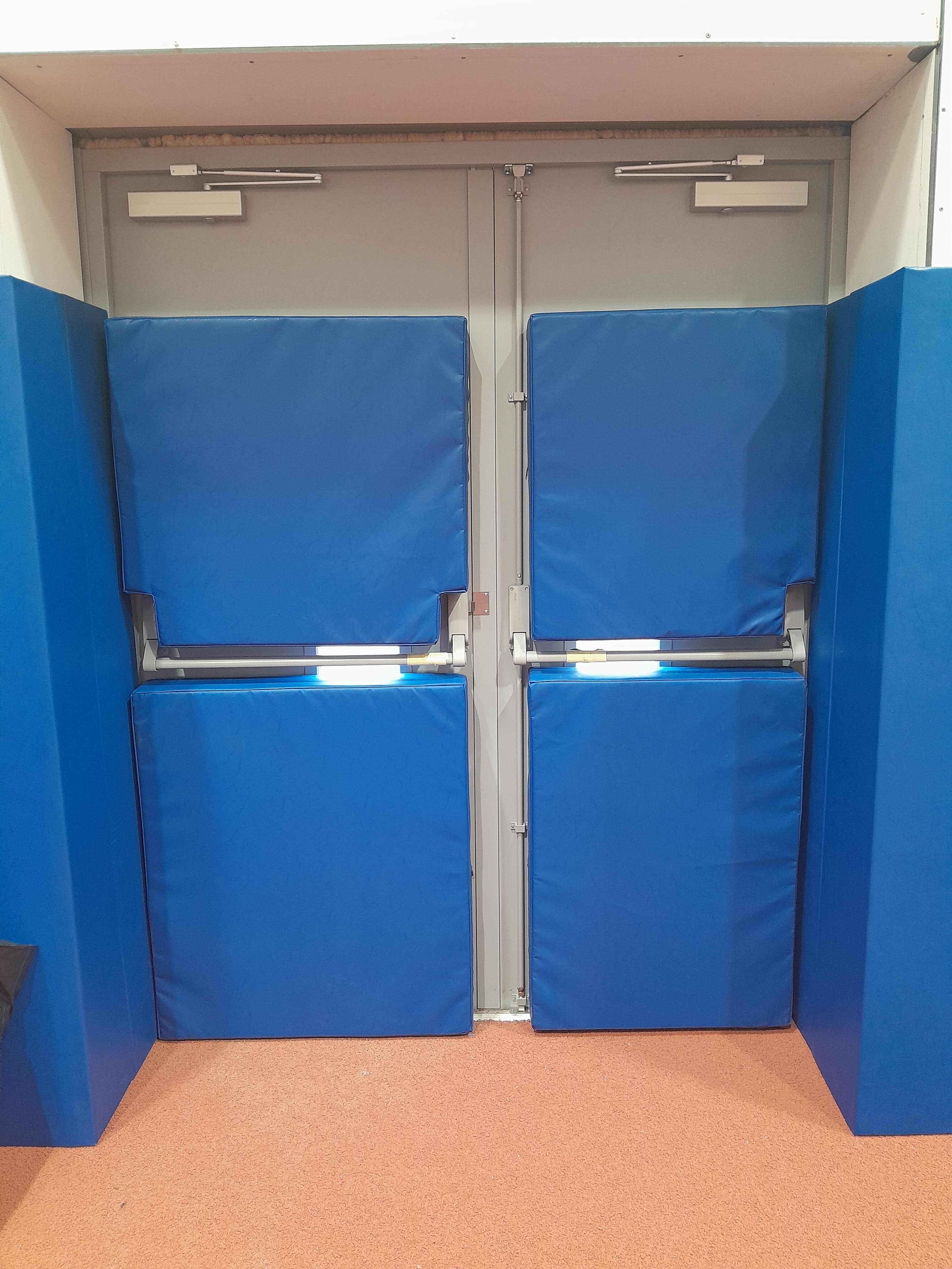 Sports Hall Fire Door Padding 