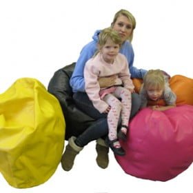 Giant Child Bean Bags in Faux Leather 280x280